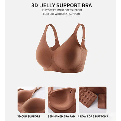 ComfyPrime™ Jelly Lifting BH – Drahtloser Halt & Top-Komfort