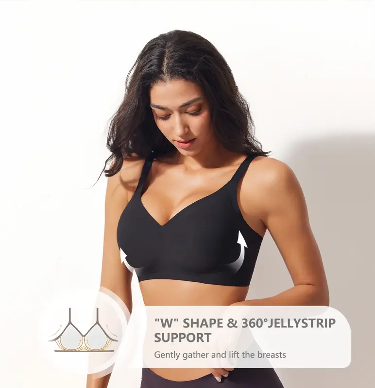 ComfyPrime™ Jelly Lifting BH – Drahtloser Halt & Top-Komfort