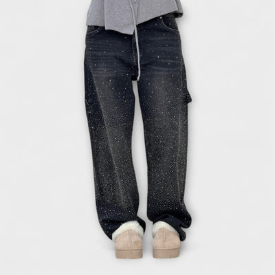 Fable - Shine Denim Jeans im Balloon Carpenter Stil