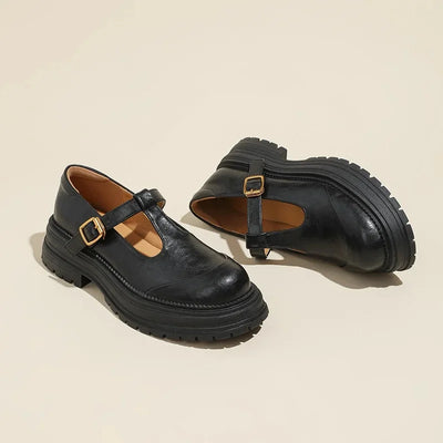 Vintessa™ Elegante Mary Jane Lederschuhe