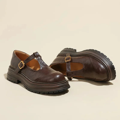Vintessa™ Elegante Mary Jane Lederschuhe