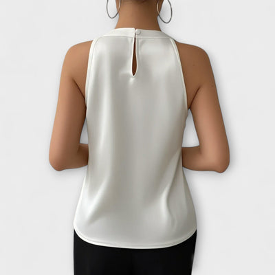 Skye - Schicke Satinbluse mit Off-Shoulder-Design