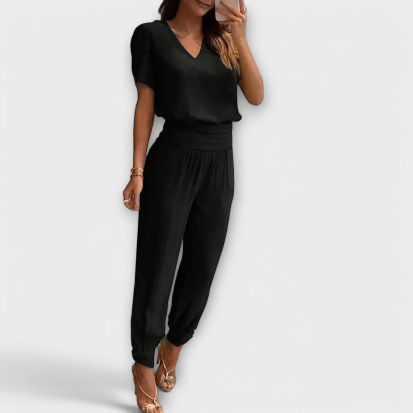 Irmelin – Elegantes Set Mit Oberteil Und Hose