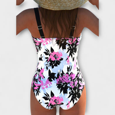 Miya - Vibrant-Print Badeanzug